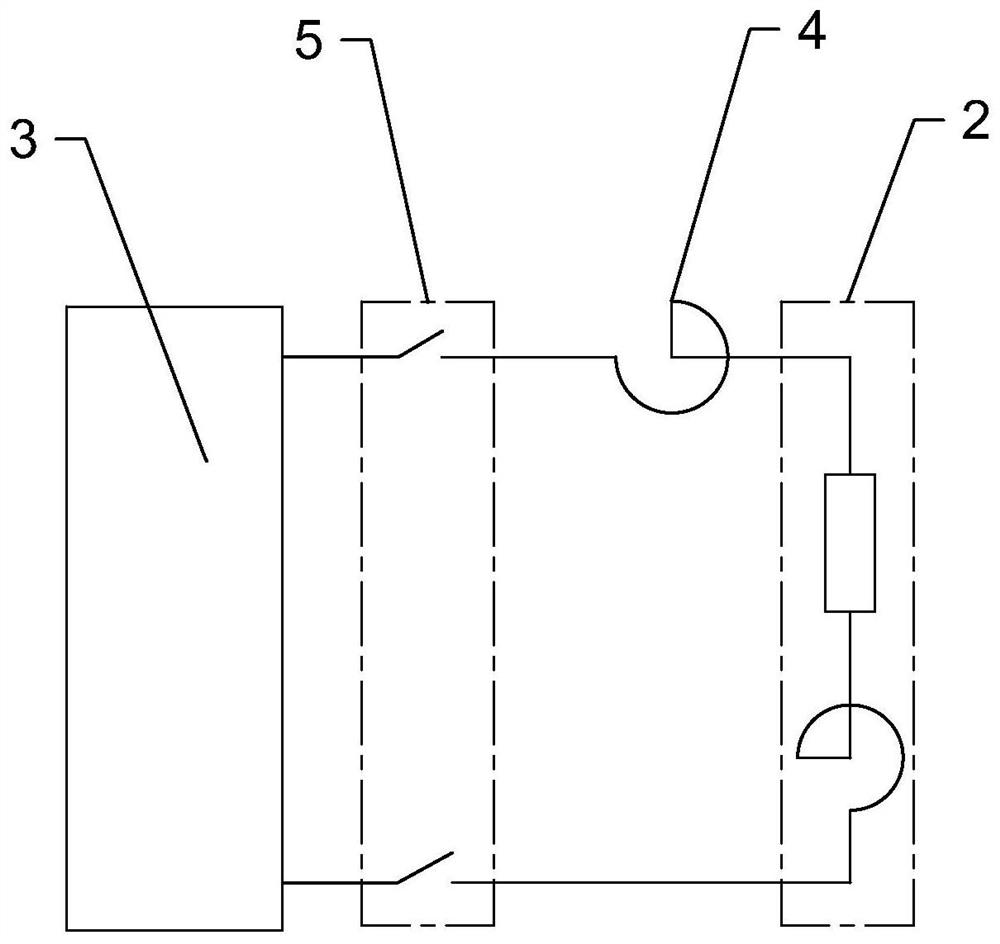 Sudden short circuit test method based on power electronic high-power power supply