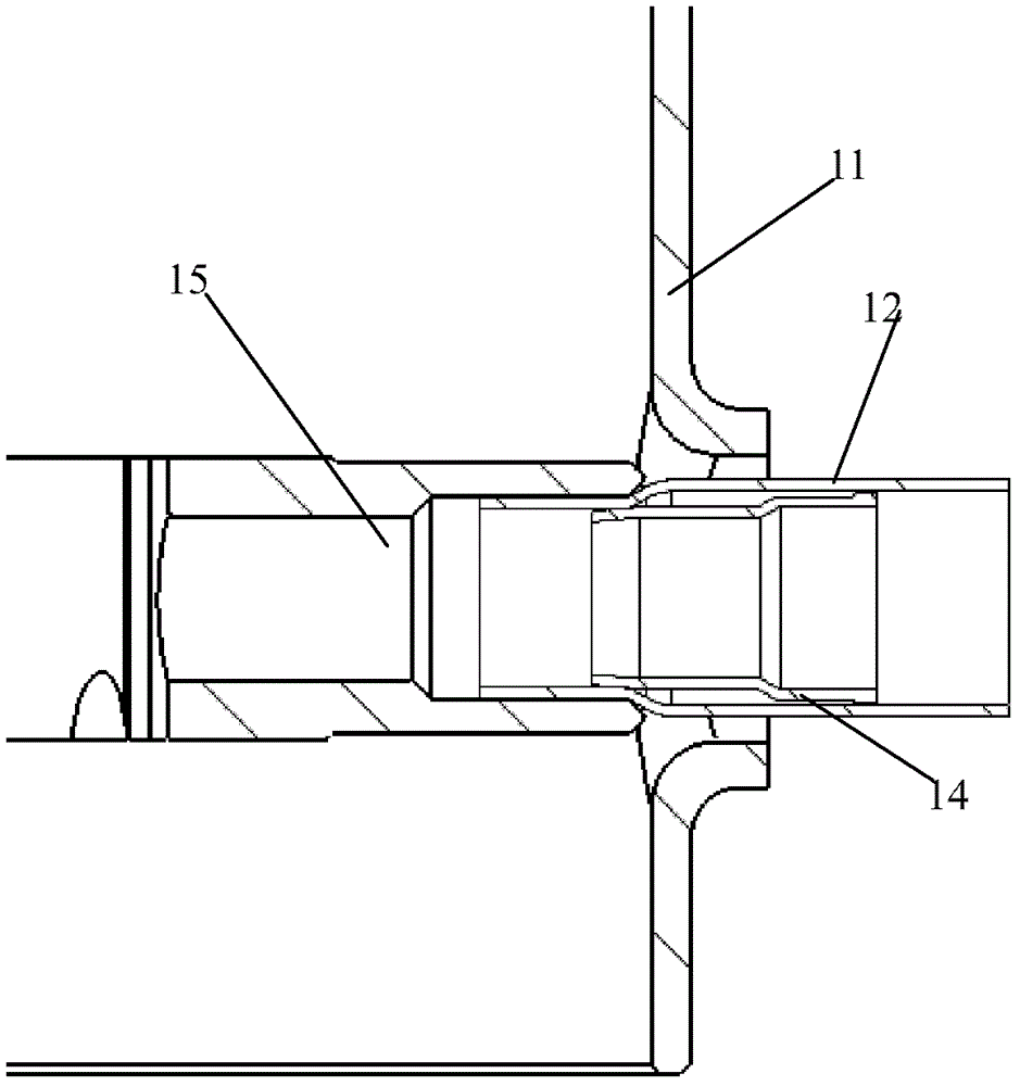 Compressor suction port structure