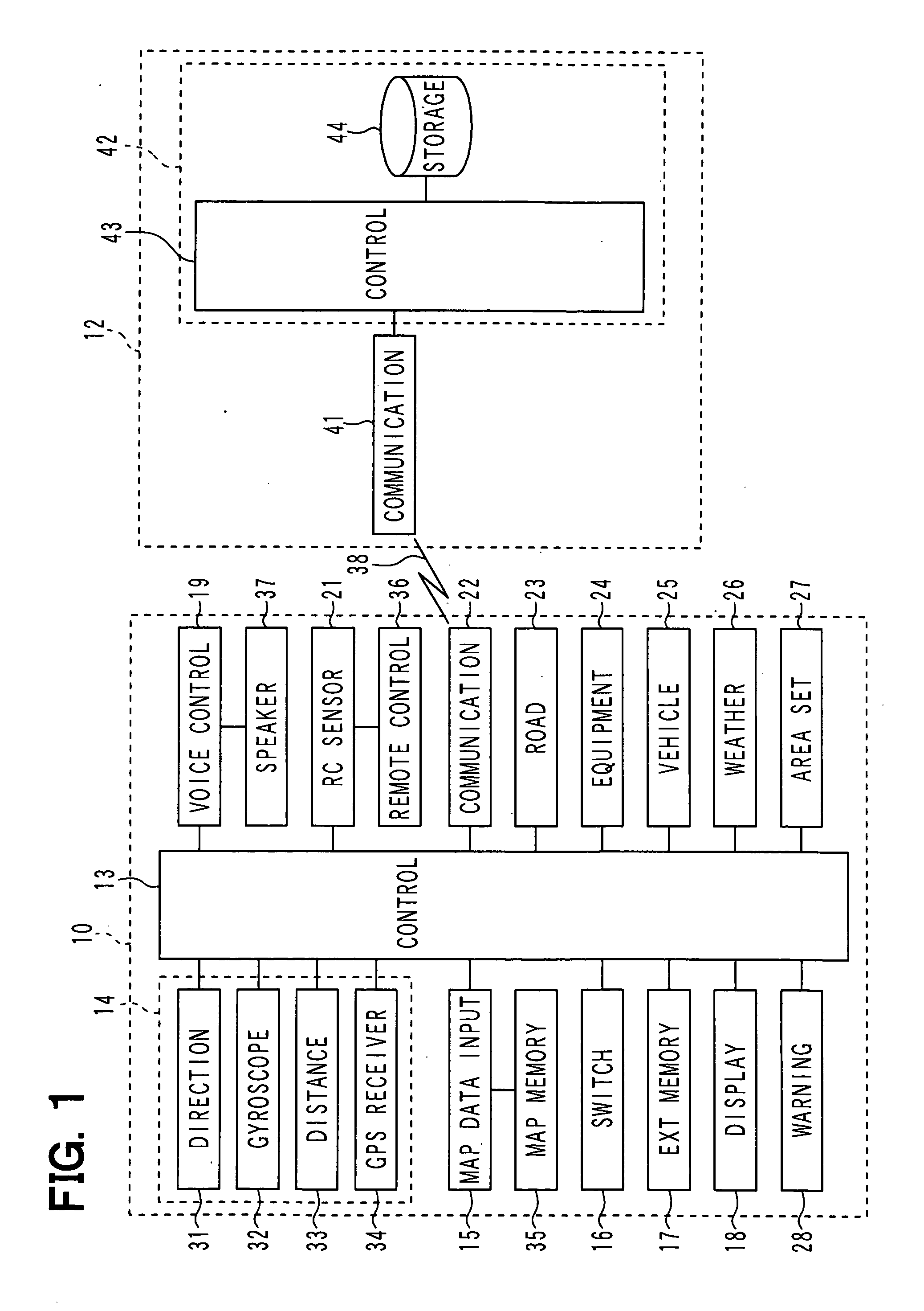 Vehicle travel assisting system