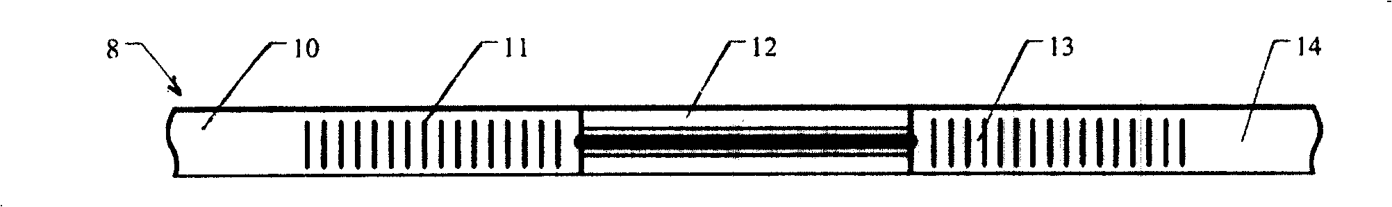 Optical fibre acceleration sensor based on ultra- short cavity optical fibre laser