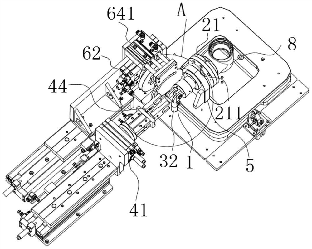 Tool device and production line for assembling mechanical arm joints