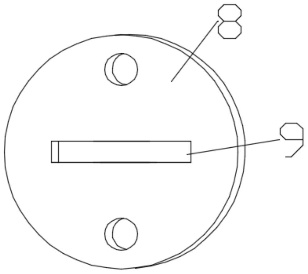 Steel bar bending device for civil construction