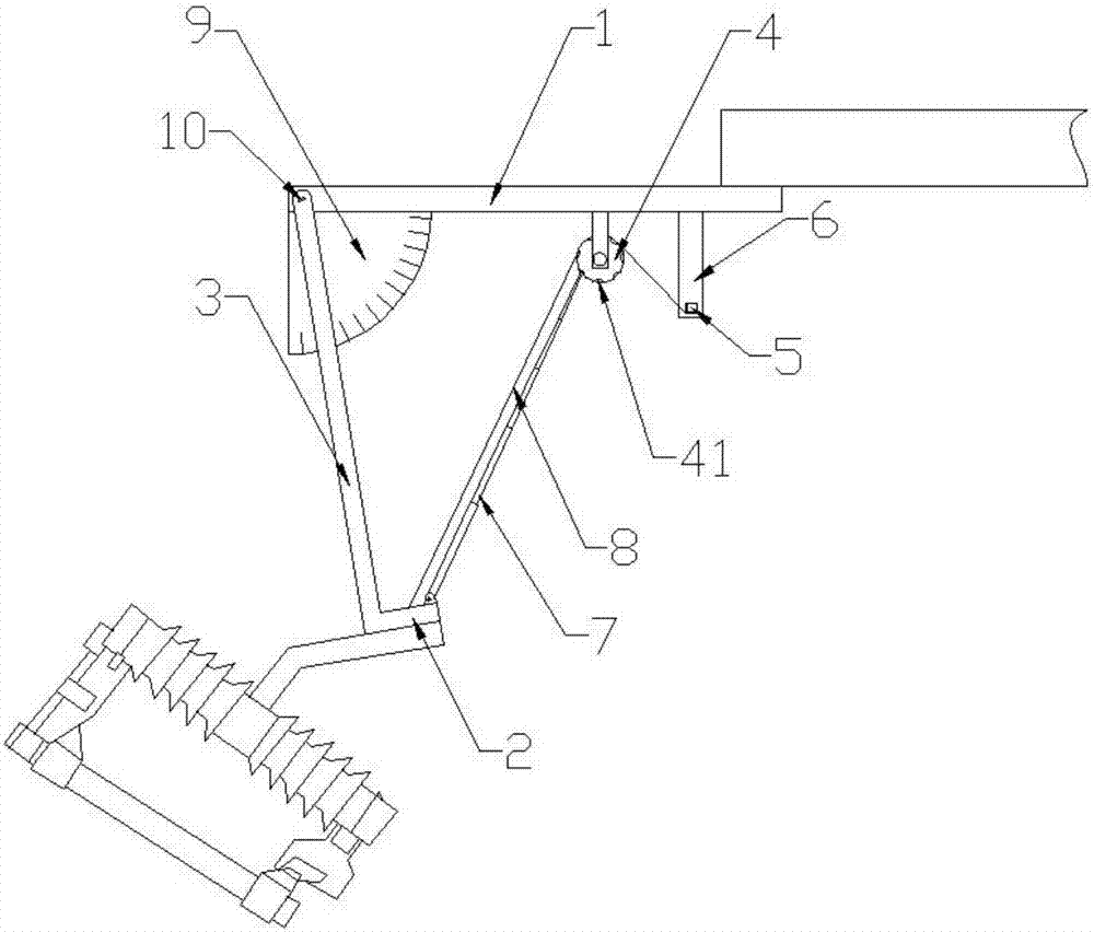 A drop-out fuse auxiliary installation device