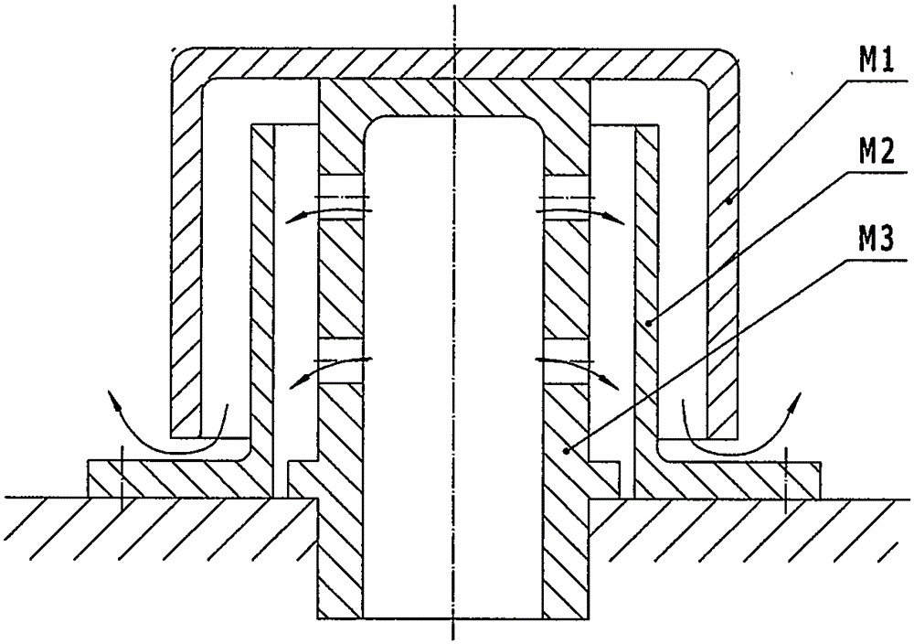 Cycloid external meshed four-shunt pile machine speed reducer capable of realizing oil temperature alarming