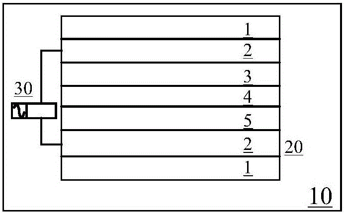 Automobile rearview mirror with color-changing property and manufacturing method thereof