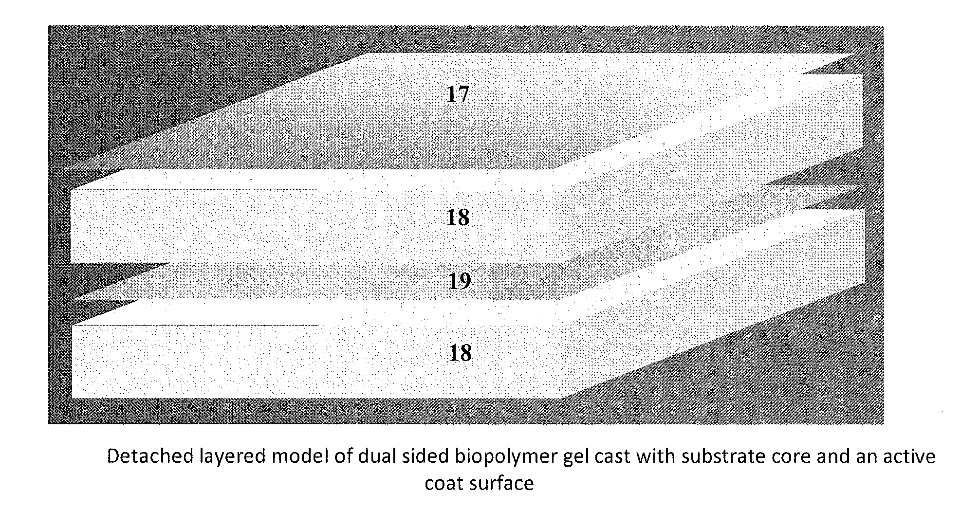 Biopolymer multi-layer multi-functional medical dressing and method of making same