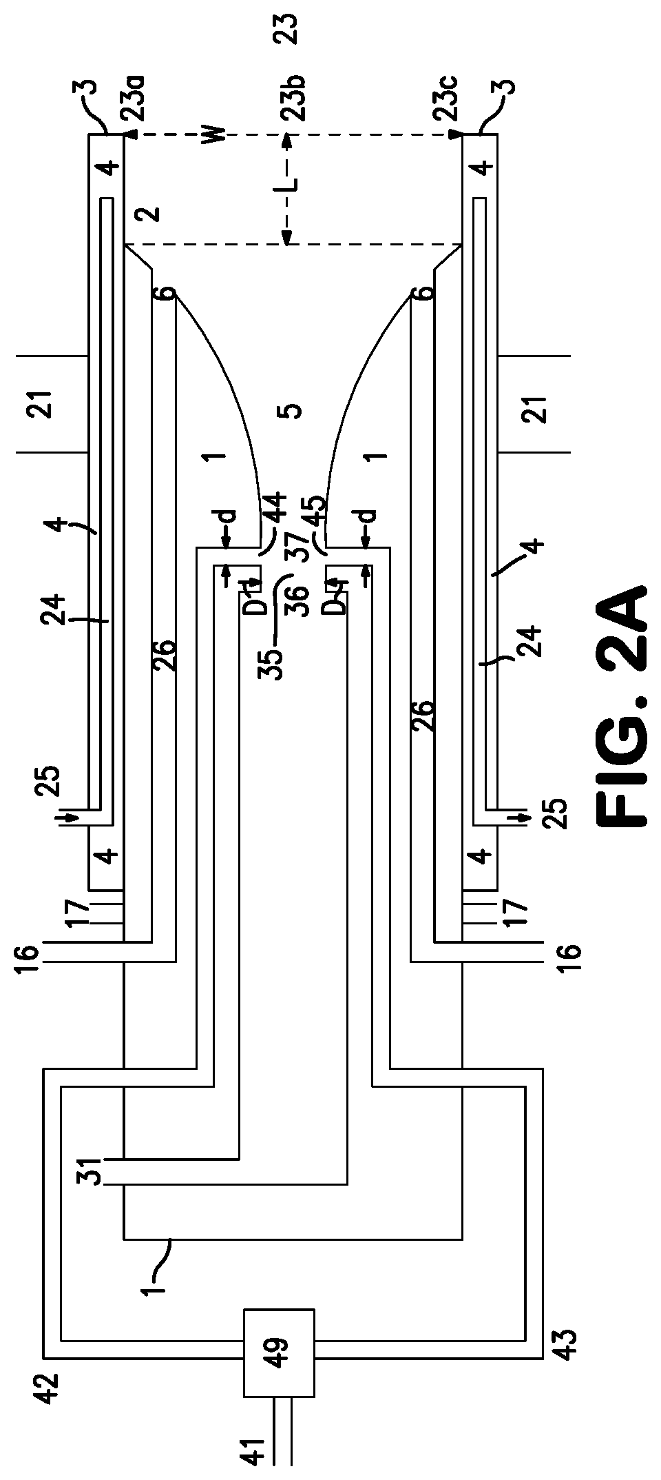 Fluidic burner with heat stability