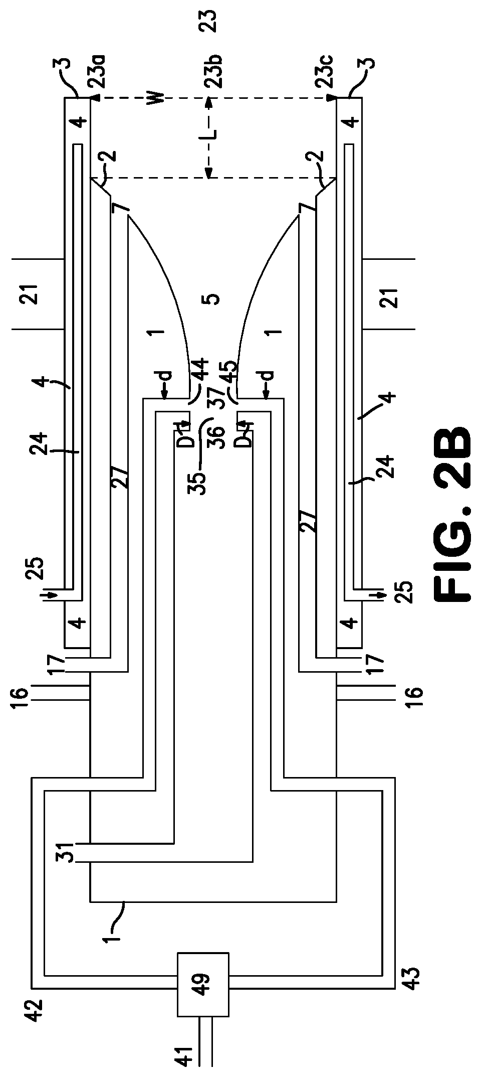 Fluidic burner with heat stability