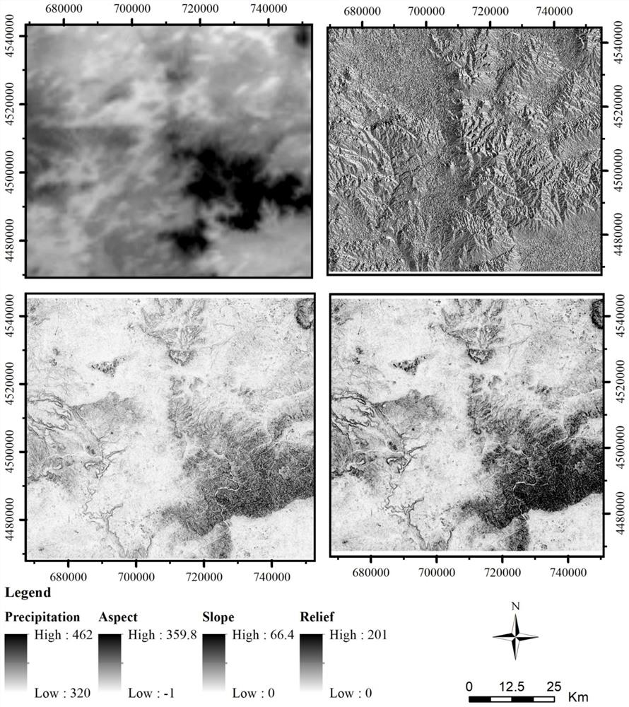 Aqueous sediment geochemical anomaly mapping method based on BME-GWR