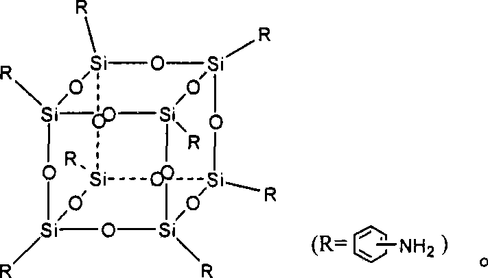 Low dielectric coefficient polyimide/oligomeric silsesquioxane nano hybrid film and preparation thereof