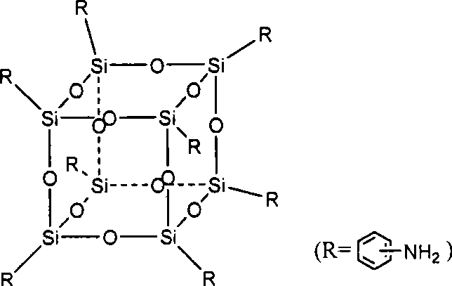 Low dielectric coefficient polyimide/oligomeric silsesquioxane nano hybrid film and preparation thereof