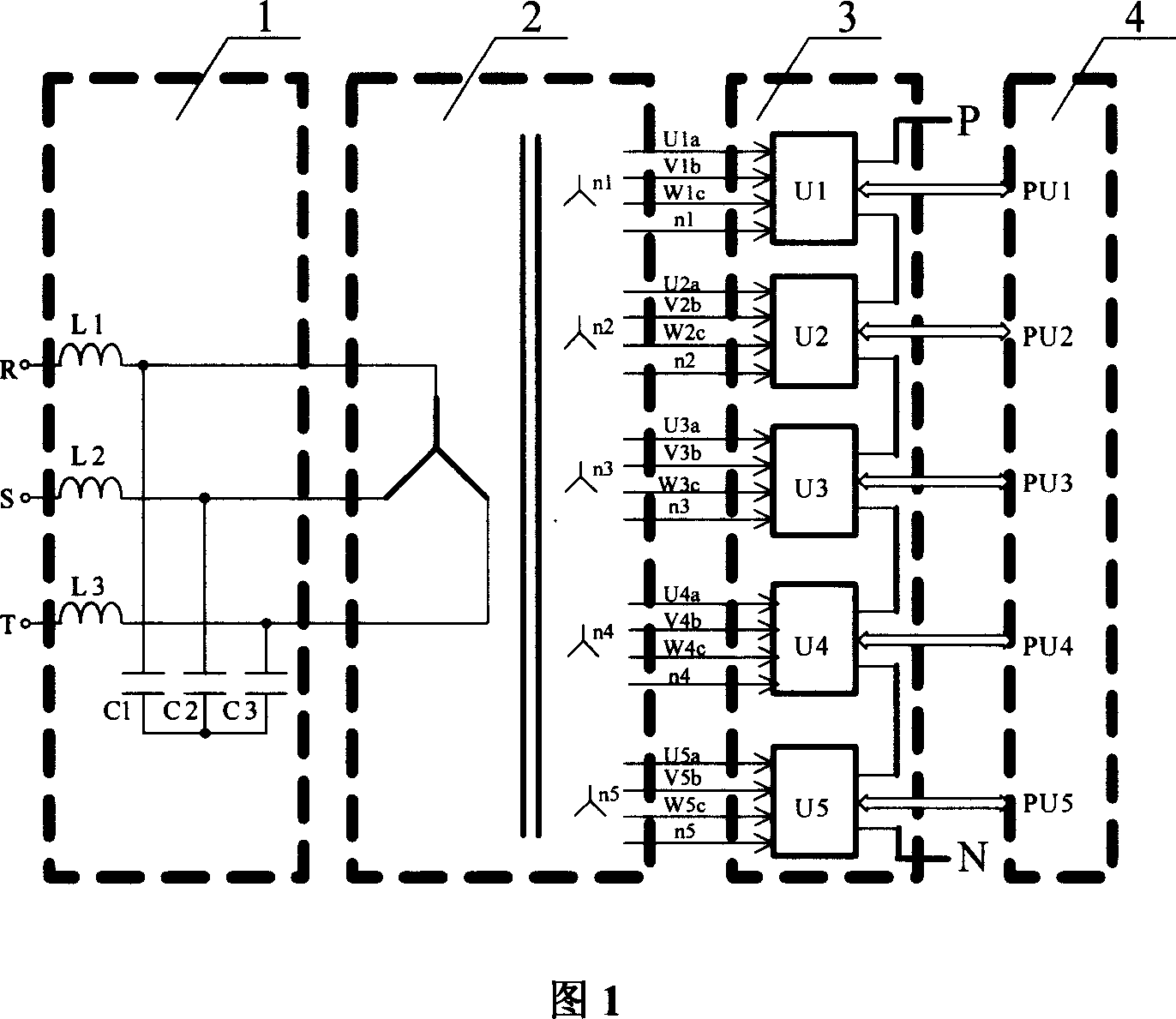 Cascade multiple zero matrix rectifier