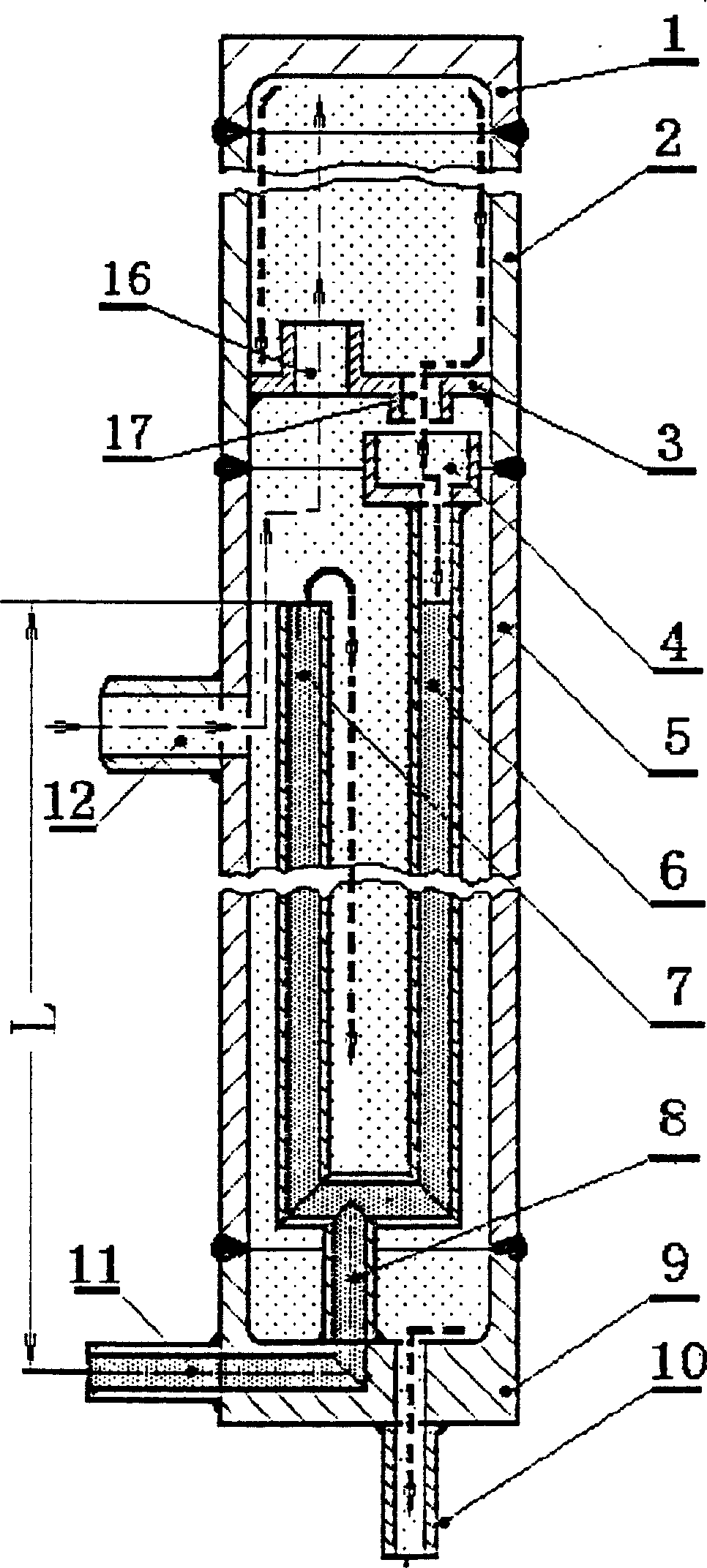 Two constant singlechambered balanced container