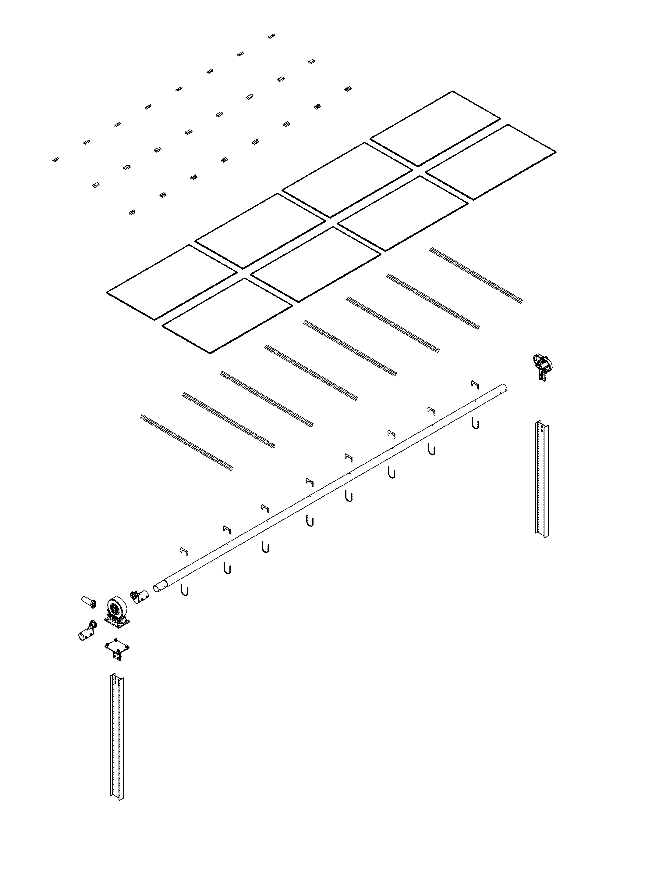 Off-set swivel drive assembly for solar tracker