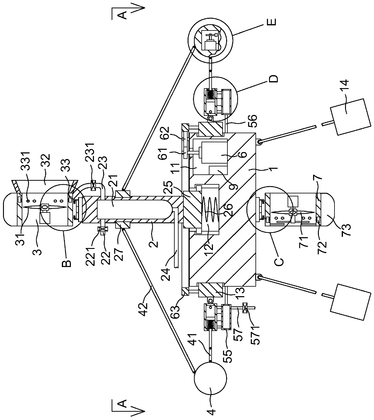 Sea power generation device