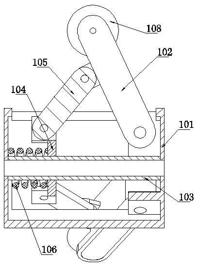 Circular pipeline inner wall detecting device