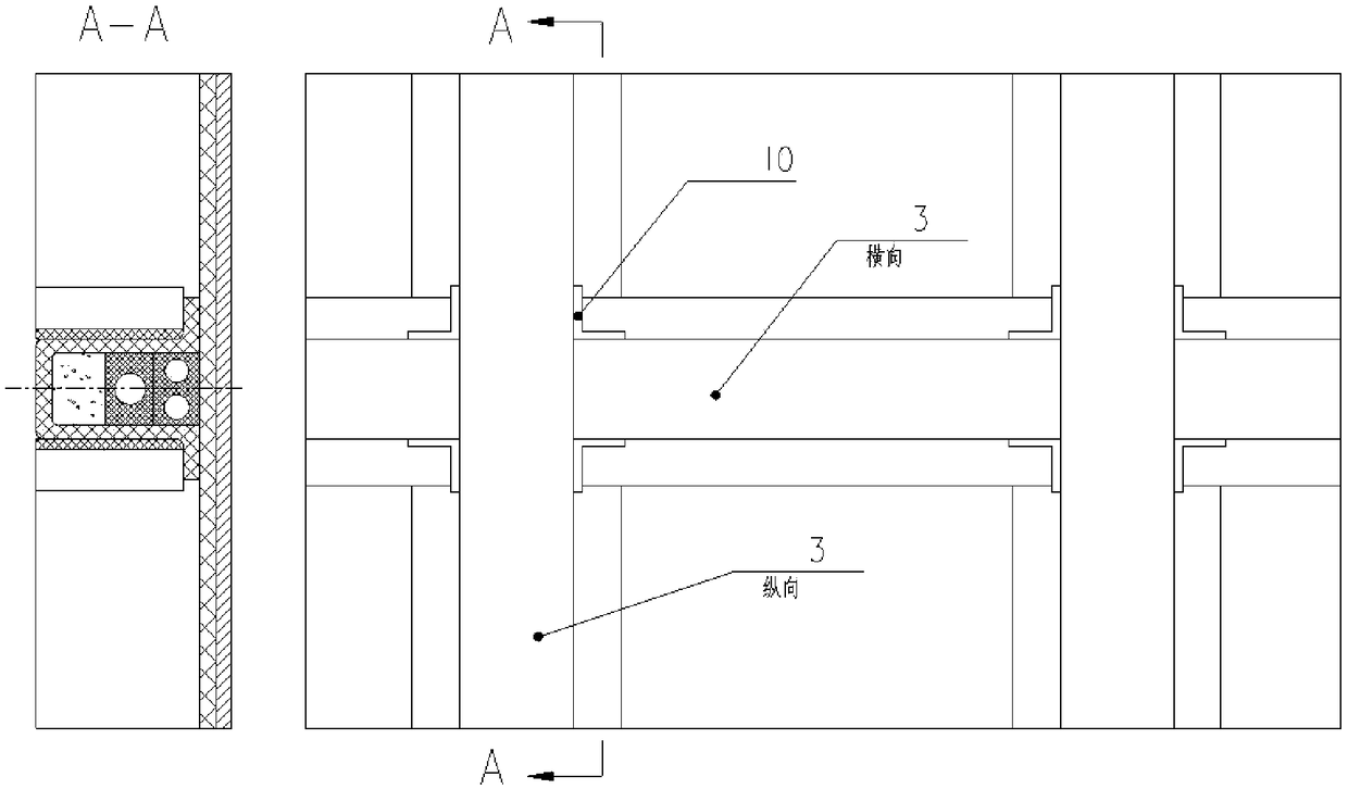 A cabin plate suitable for a sealed cabin of a spacecraft