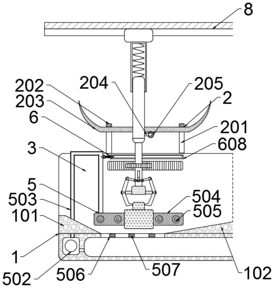 Comprehensive painting furniture processing device capable of reducing paint consumption