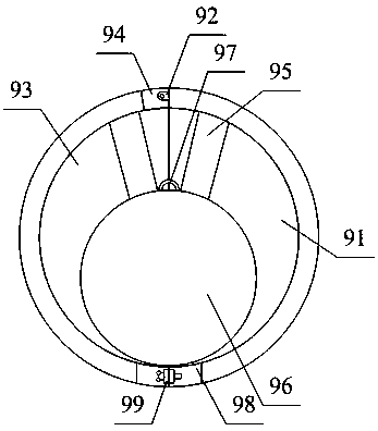 Building drainage stand pipe pigging test device