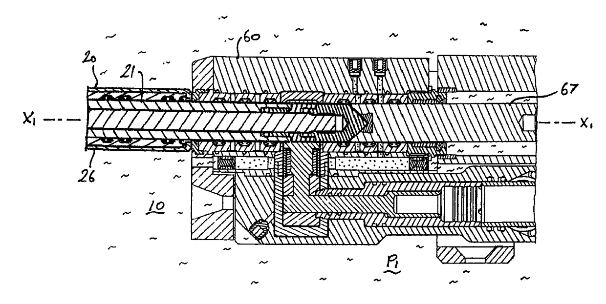 Downhole electrical wet connector