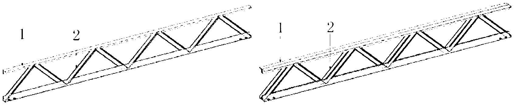 Industrial prefabricated steel structural frame system with penetrating columns