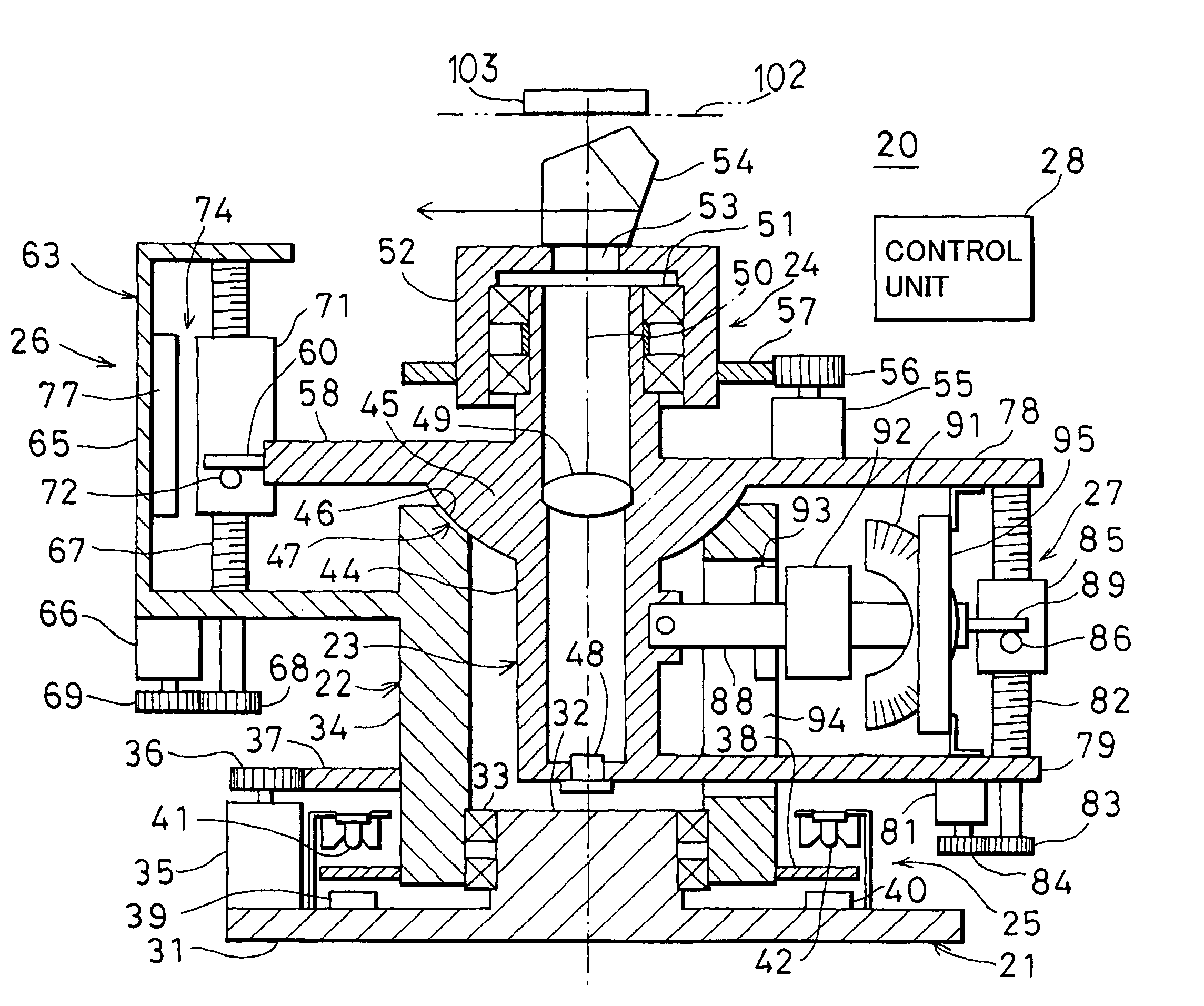 Laser surveying instrument