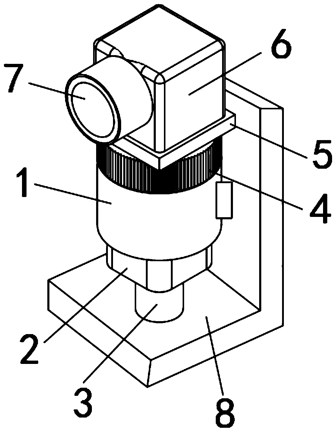 Probe structure of an elastic pressure sensor