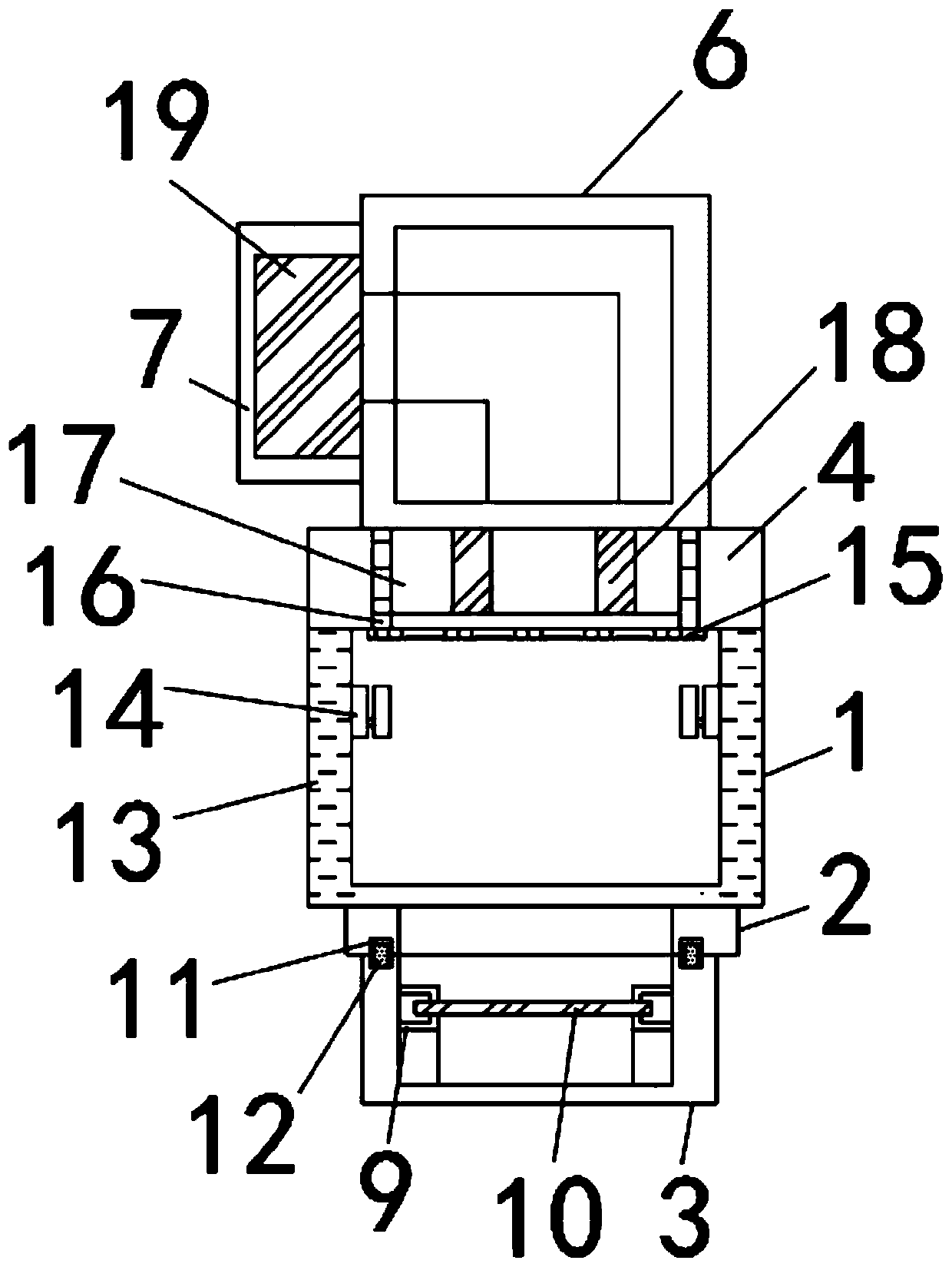 Probe structure of an elastic pressure sensor