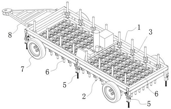 Road surface unevenness measuring device