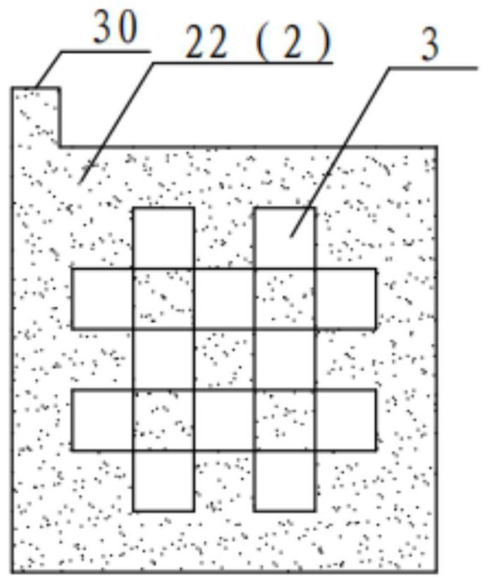 Pole core, battery and battery module