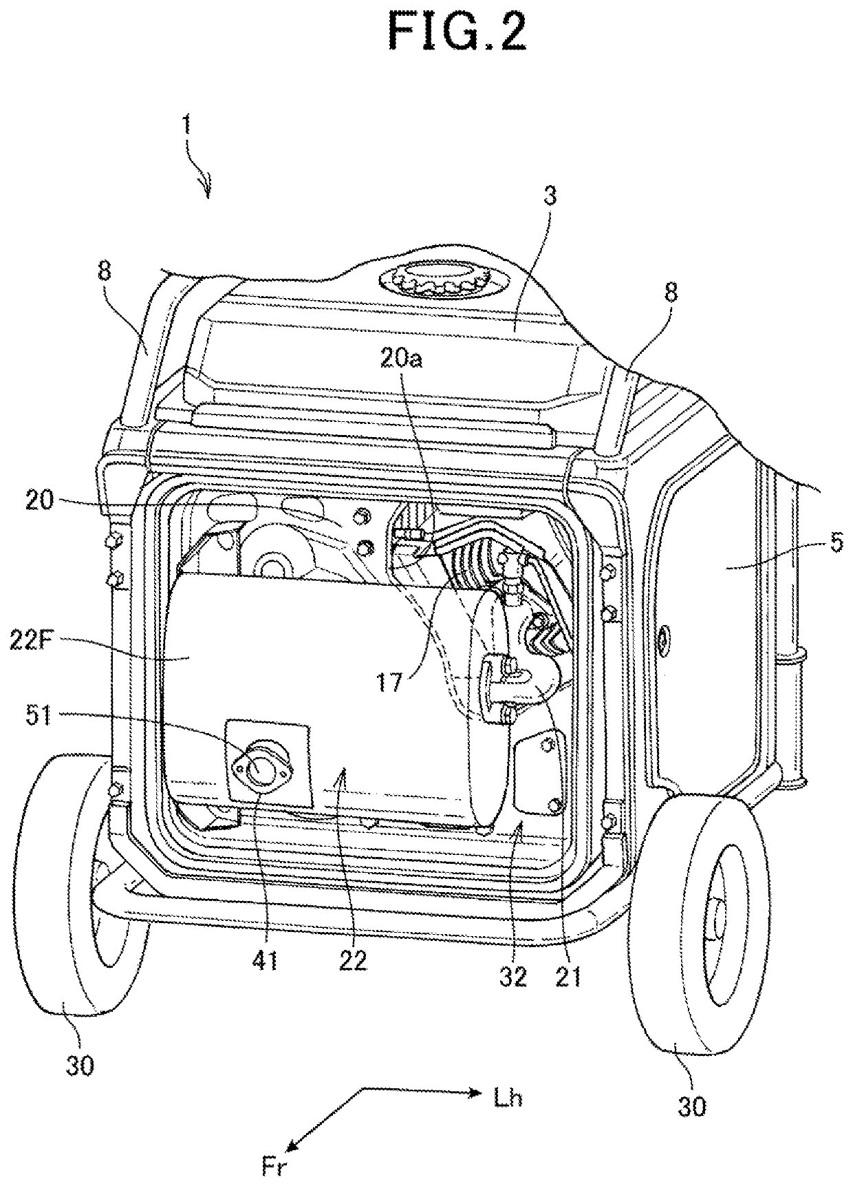 Exhaust device equipped with spark arrester