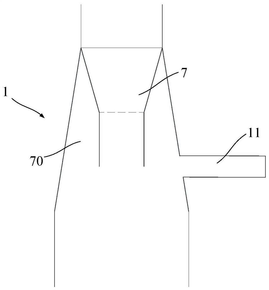 Gasification furnace system and semicoke distribution control method thereof