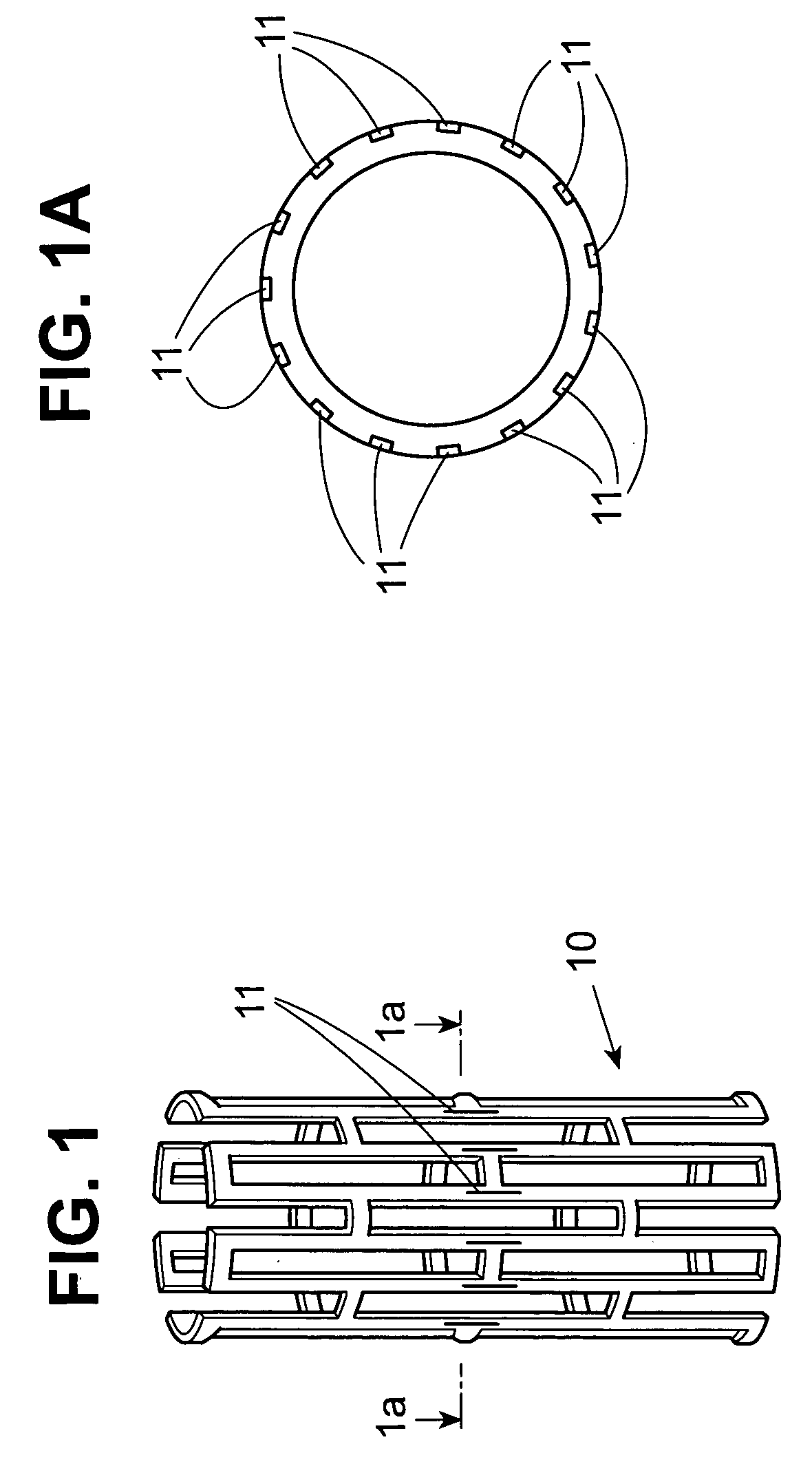 Modified stent useful for delivery of drugs along stent strut