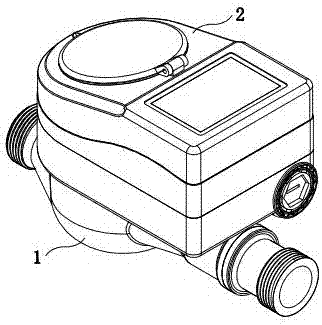 Intelligent valve control water meter control box