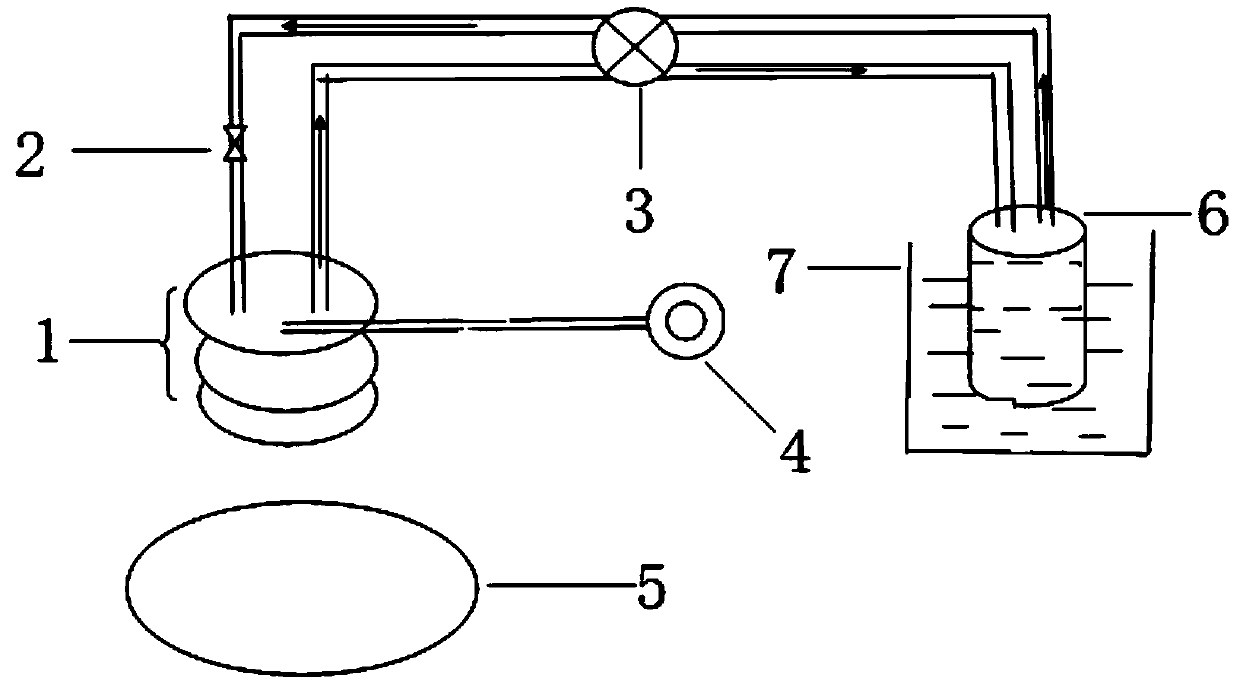 Experimental device and method for simulating in-vivo hydrodynamic environment