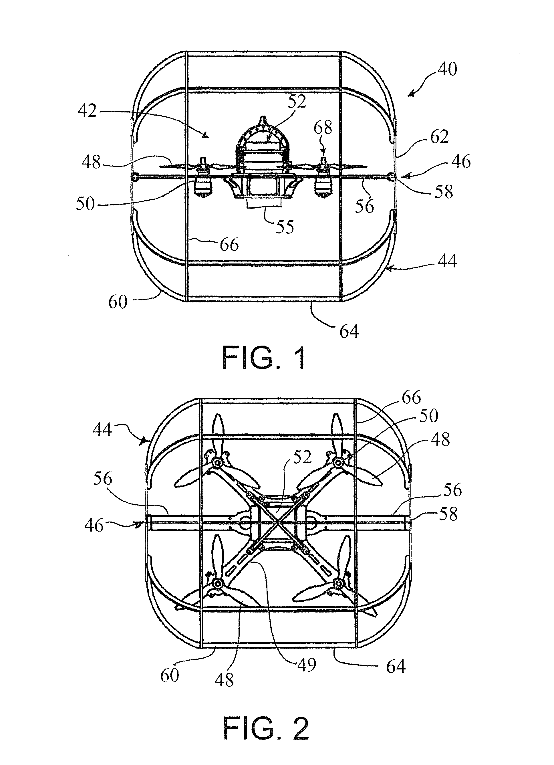 Hybrid aerial and terrestrial vehicle