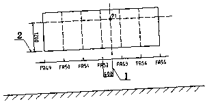 Positioning method for fin stabilizer base of tilting slipway ship