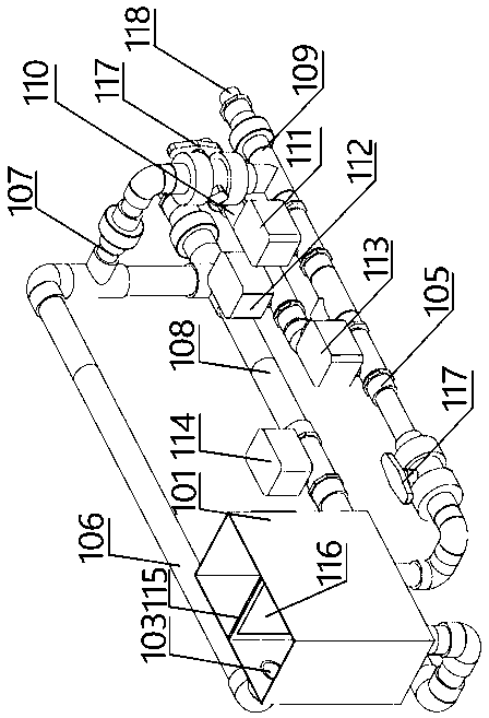 Water sampling and sample mixing system for outdoor water quality automatic monitoring station and method thereof