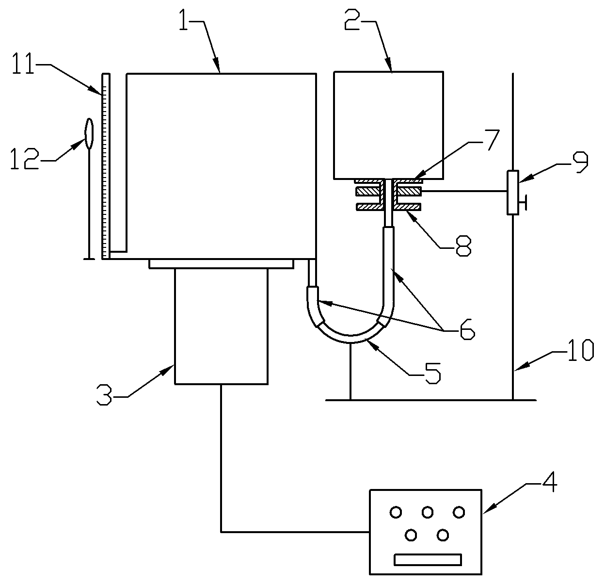 Portable density testing device with high precision and testing method