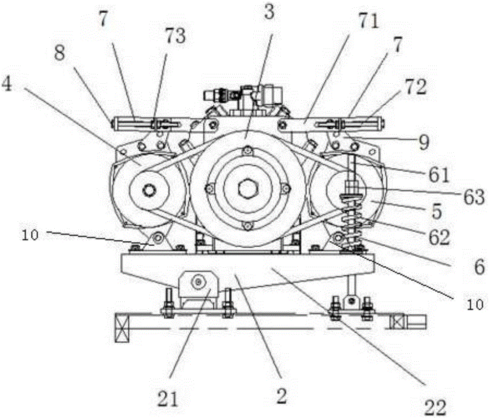 A power supply device for passenger cars