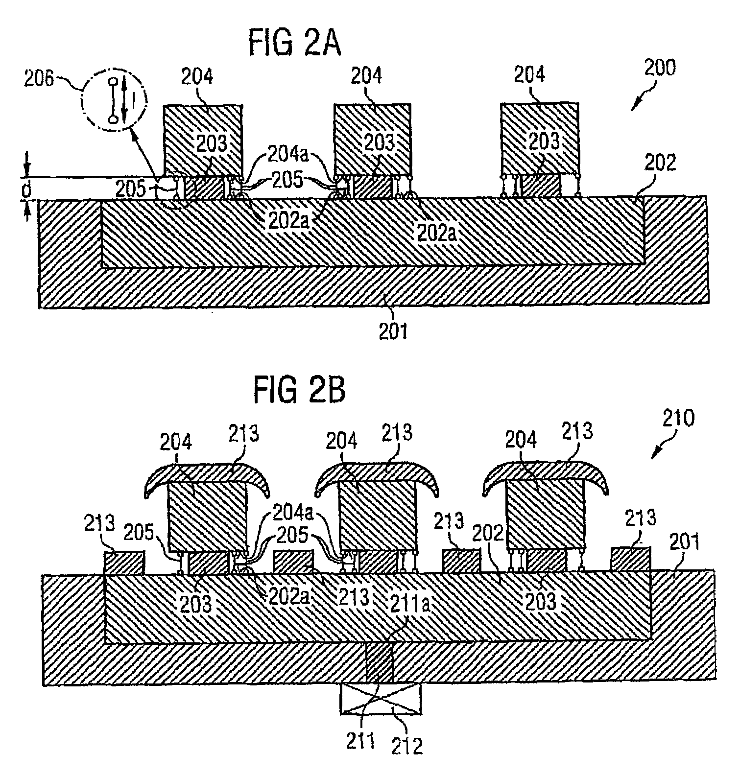 Molecular electronics arrangement and method for producing a molecular electronics arrangement