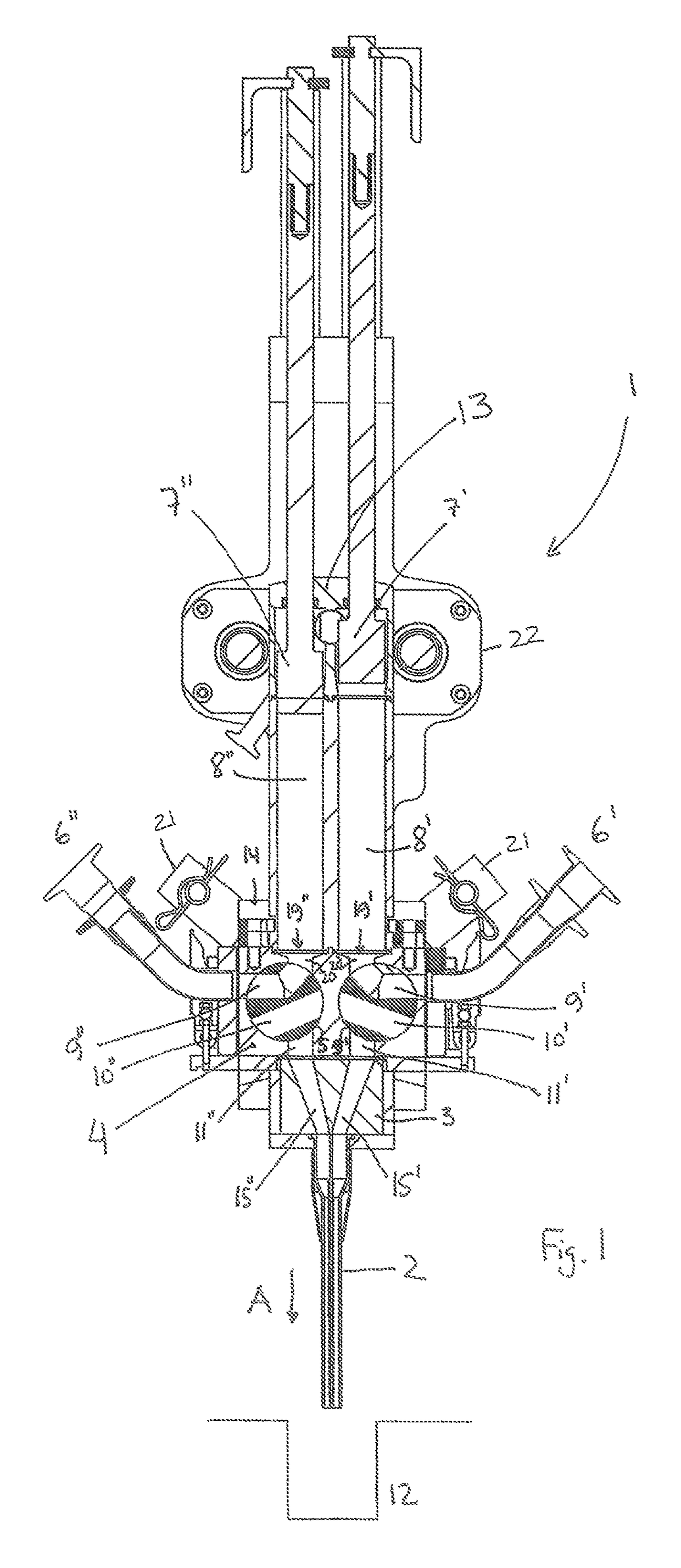 Filling unit and method for filling a confectionery product into a mould or a container