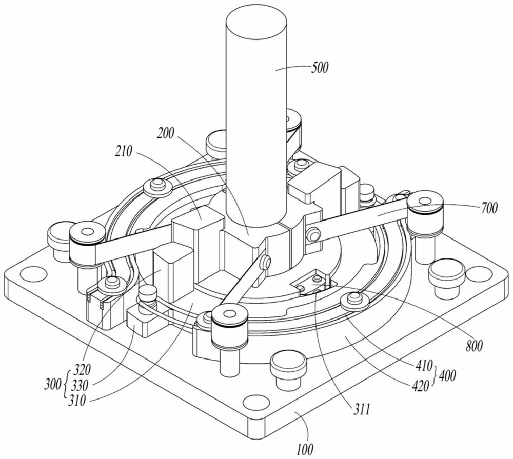 Lock release device and spacecraft