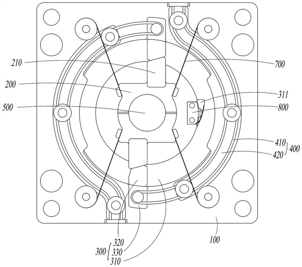 Lock release device and spacecraft