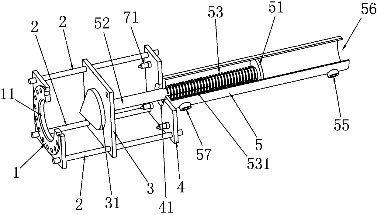 Quick-opening valve for steam explosion device