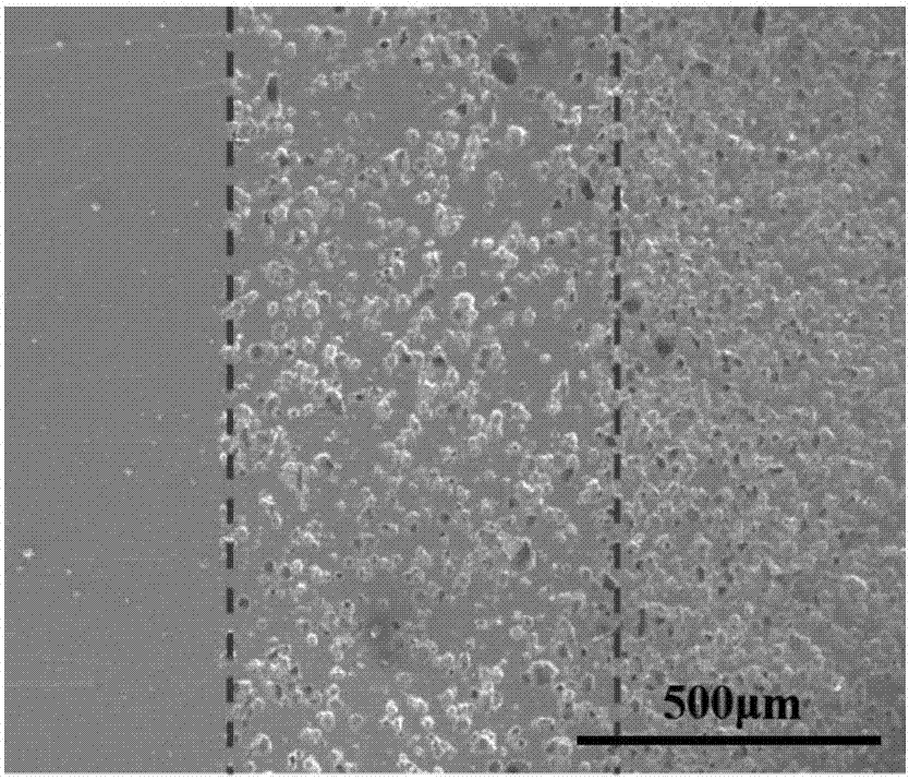 Aluminum-based density gradient material and preparation method and application thereof