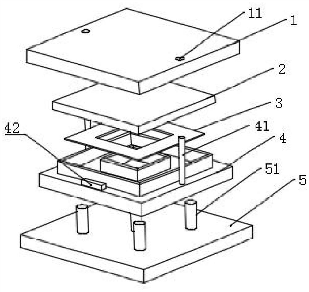 Expanded graphite plate lossless cutting device and using method thereof