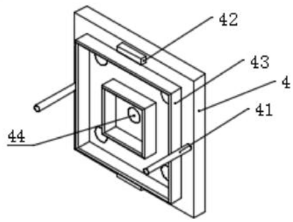 Expanded graphite plate lossless cutting device and using method thereof