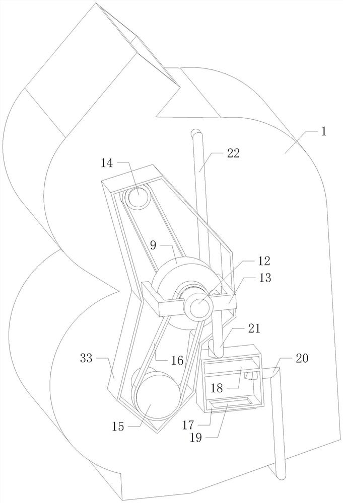 Bidirectional impact crushing equipment for coal mining coal materials