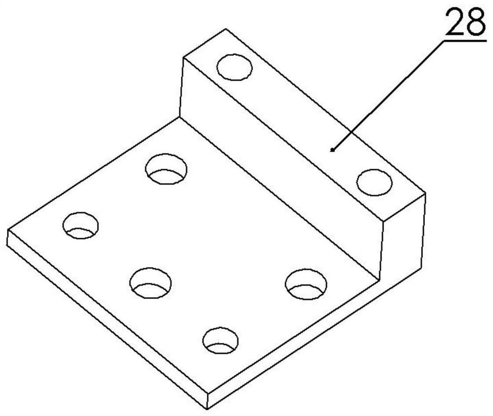 Rotary type quick clamping device of pipeline grinding robot